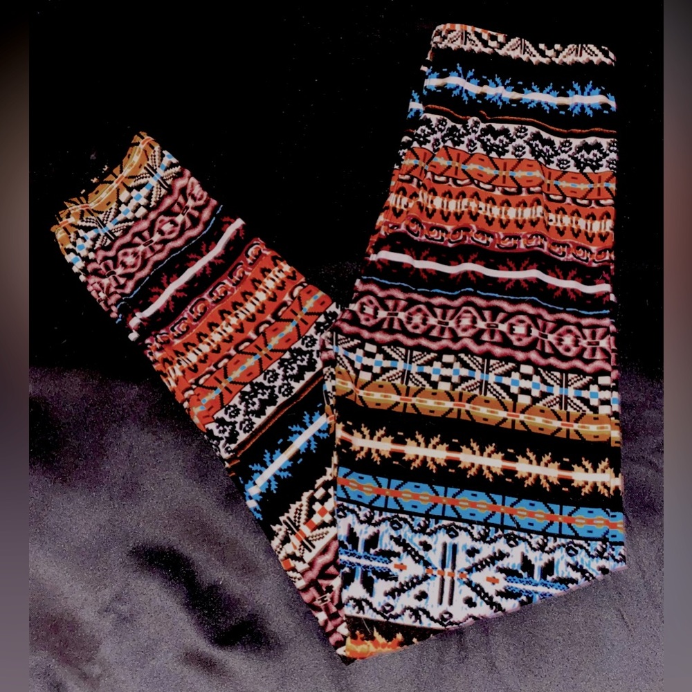 Women’s Colorful Print,  Super-Soft Leggings